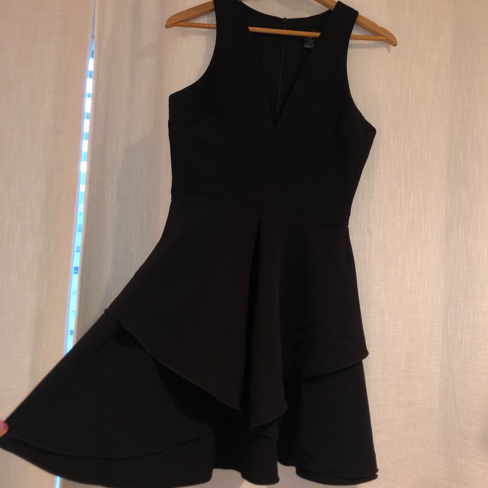 AQUA v-neck dress
